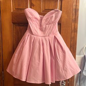 Pink Strapless Dress House of CB